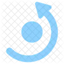 Curve Left Arrow  Icon
