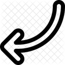 Curve left  Icon