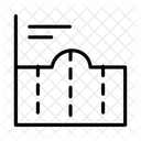 Lines Chart Data Processing Management Icon