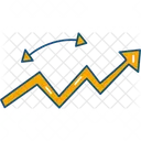 Curve Up Icon  Icon