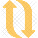 Curved Arrows  Icon