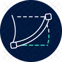 Curved Crop Lines Curved Crop Icon