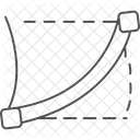 Curved Crop Lines Curved Crop Icon