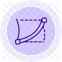 Curved Crop Lines Curved Crop Icon