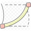 Curved Crop Lines Curved Crop Icon