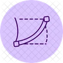 Curved Crop Lines Curved Crop Icon