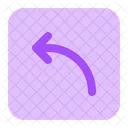 Curved left arrow  Icon