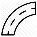 Curved Road  Icon