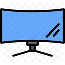 Curved Screen Monitor Screen Icon