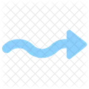 Curvy Arrow  Icon
