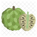 Custed Apple Fruit Food Icon