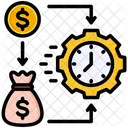Economico Eficiencia Negocios Ícone