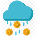 Ethereum Chuva Nuvem Ícone
