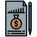 Custo Financeiro Orcamento Financeiro Planejamento Financeiro Icon
