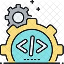 Custom Code Implementation  Icon
