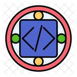 Custom Code Implementation  Icon