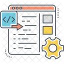 Custom Code Implementation  Icon
