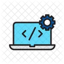 Custom Coding Programming Web Development Icon