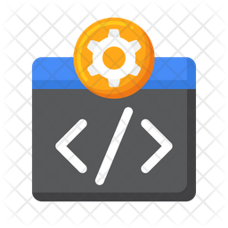 Custom Coding Icon - Download in Flat Style