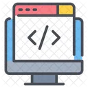 Custom Coding Programming Icon