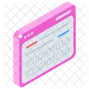 Custom Coding Binary Coding Bit Coding Icon
