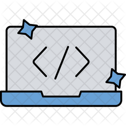 Custom development Icon - Download in Colored Outline Style