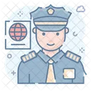 Custom Policeman Custom Officer Passport Constable Icon