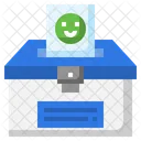 Customar Satisfaction Testimonial Ballot Box Icon