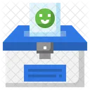 Customar Satisfaction Testimonial Ballot Box Icon
