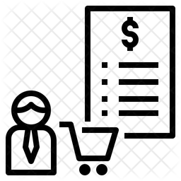 Customer Icon - Download In Line Style