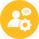 Customer Services Online Support Technical Assistance Icon