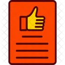Customer Evaluation Review Icon