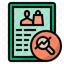 Customer Analytics Customer Analysis Behavior Icon