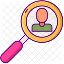 Customer Behavior Search Employee Search Person Icon
