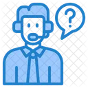 Man Call Question Icon