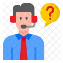 Man Call Question Icon