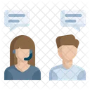 Customer Support Service Icon