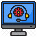 Computer Service Help Icon
