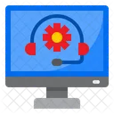 Computer Service Help Icon
