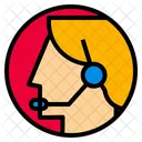 Customer Support Headset Icon