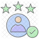 Customer Experience Lineal Color Icon Icon