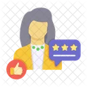 Customer Review Customer Feedback Customer Experience Icon