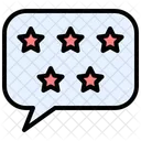 Customer Experience Satisfaction Five Star Icon