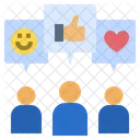 Customer Experience Review Engagement Icon