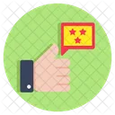 Customer Feedback Positive Feedback Hand Gesture Icon