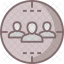 Customer Focus Customer Segmentation Focus Group Icon