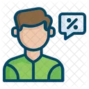 Customer Ask Discount Icon
