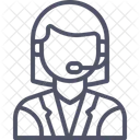 Customer Service Representative Icon