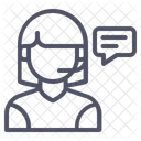 Customer Support Service Icon