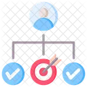 Customer Target Market Customer Behavior Icon